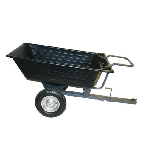 Carrello trainato ribaltabile per trattorino in plastica 294 kg convertibile ad uso "manuale" - Precision Products - MADE IN USA